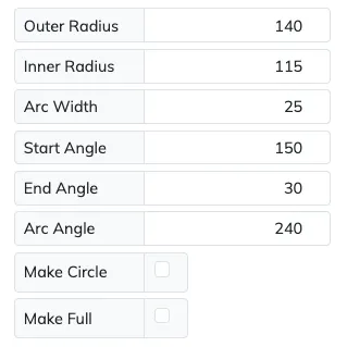 Arc layer shared settings