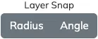 Layer snap buttons