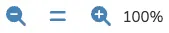 Zoom buttons