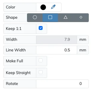 Arc layer shared settings