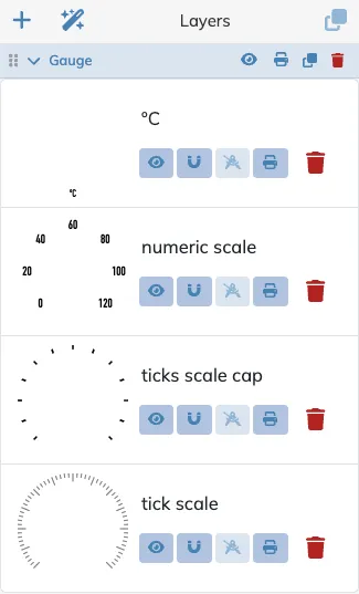 Layer controls
