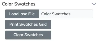 Color swatches options