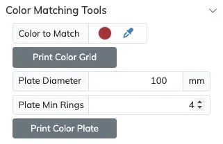 Color matching tools