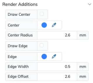 Render options
